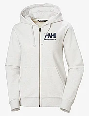 Helly Hansen - W HH LOGO FULL ZIP HOODIE 2.0 - sporta džemperi un džemperi ar kapuci - nimbus clou - 0