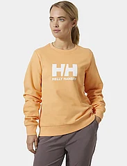 Helly Hansen - W HH LOGO CREW SWEAT 2.0 - sporta džemperi - miami peach - 3