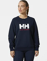 Helly Hansen - W HH LOGO CREW SWEAT 2.0 - sporta džemperi - navy - 2