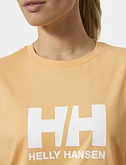 Helly Hansen - W HH LOGO T-SHIRT 2.0 - zemākās cenas - miami peach - 4