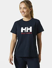 Helly Hansen - W HH LOGO T-SHIRT 2.0 - zemākās cenas - navy - 2