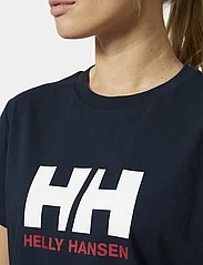 Helly Hansen - W HH LOGO T-SHIRT 2.0 - t-shirts - navy - 4
