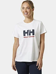 Helly Hansen - W HH LOGO T-SHIRT 2.0 - zemākās cenas - white - 4