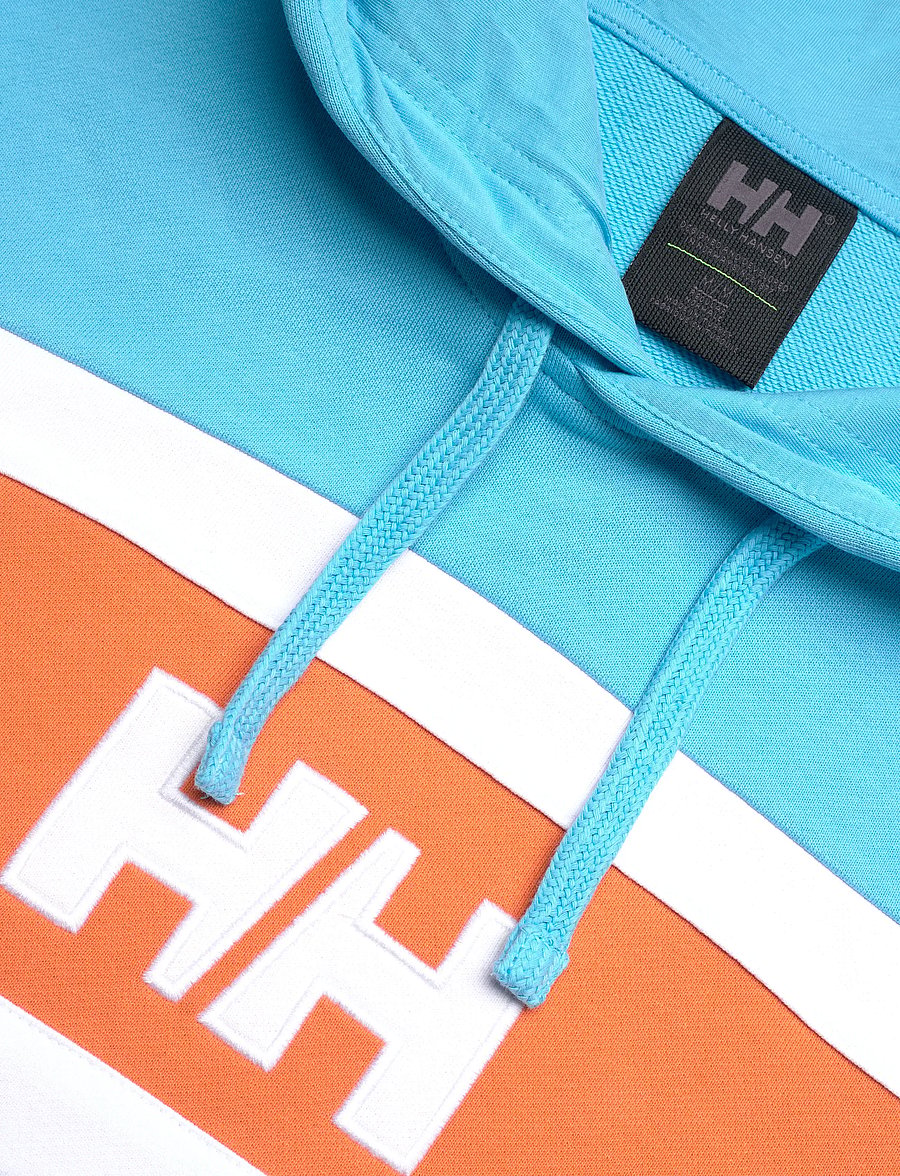Helly Hansen - SALT COTTON HOODIE - oberteile - aqua - 2