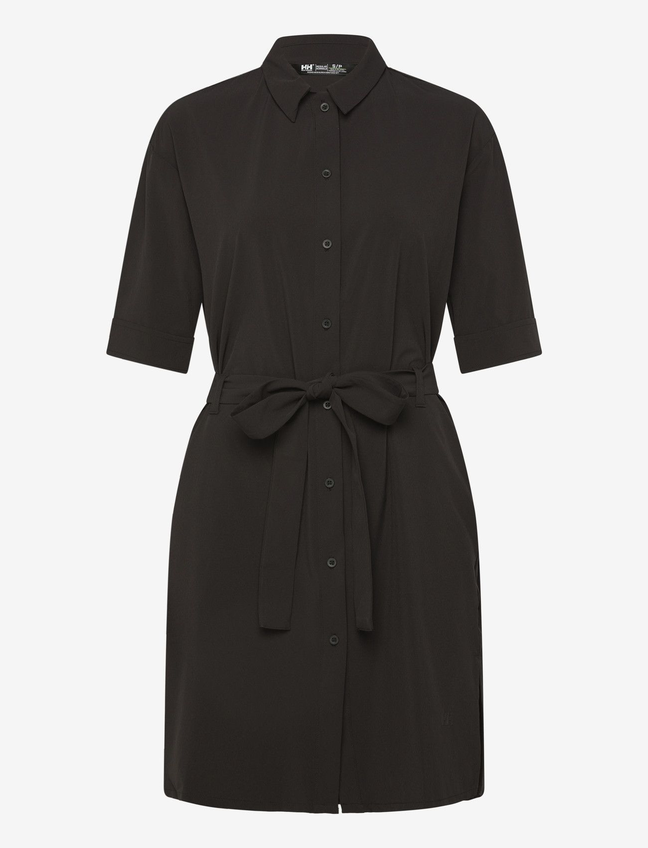 Helly Hansen - W THALIA SHIRT DRESS - kjoler & nederdele - black - 0