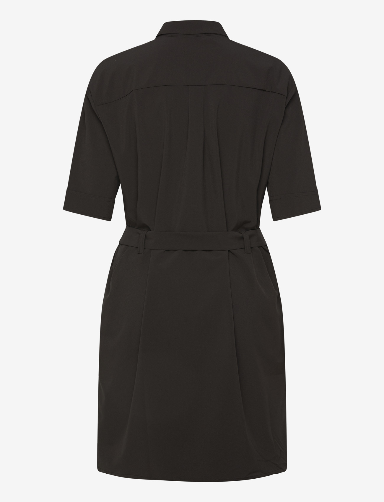 Helly Hansen - W THALIA SHIRT DRESS - kjoler & nederdele - black - 1