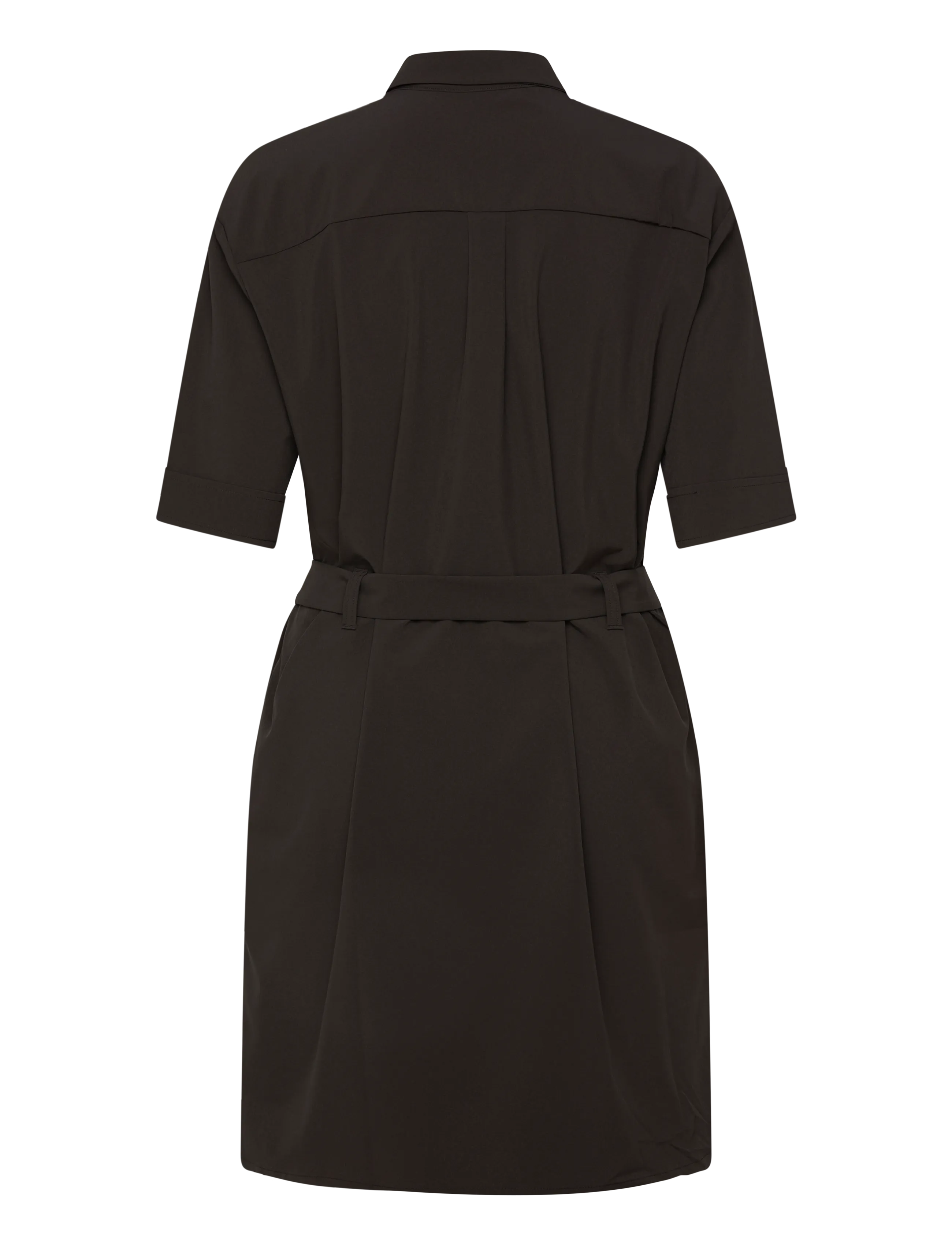 Helly Hansen - W THALIA SHIRT DRESS - kleider & röcke - black - 1