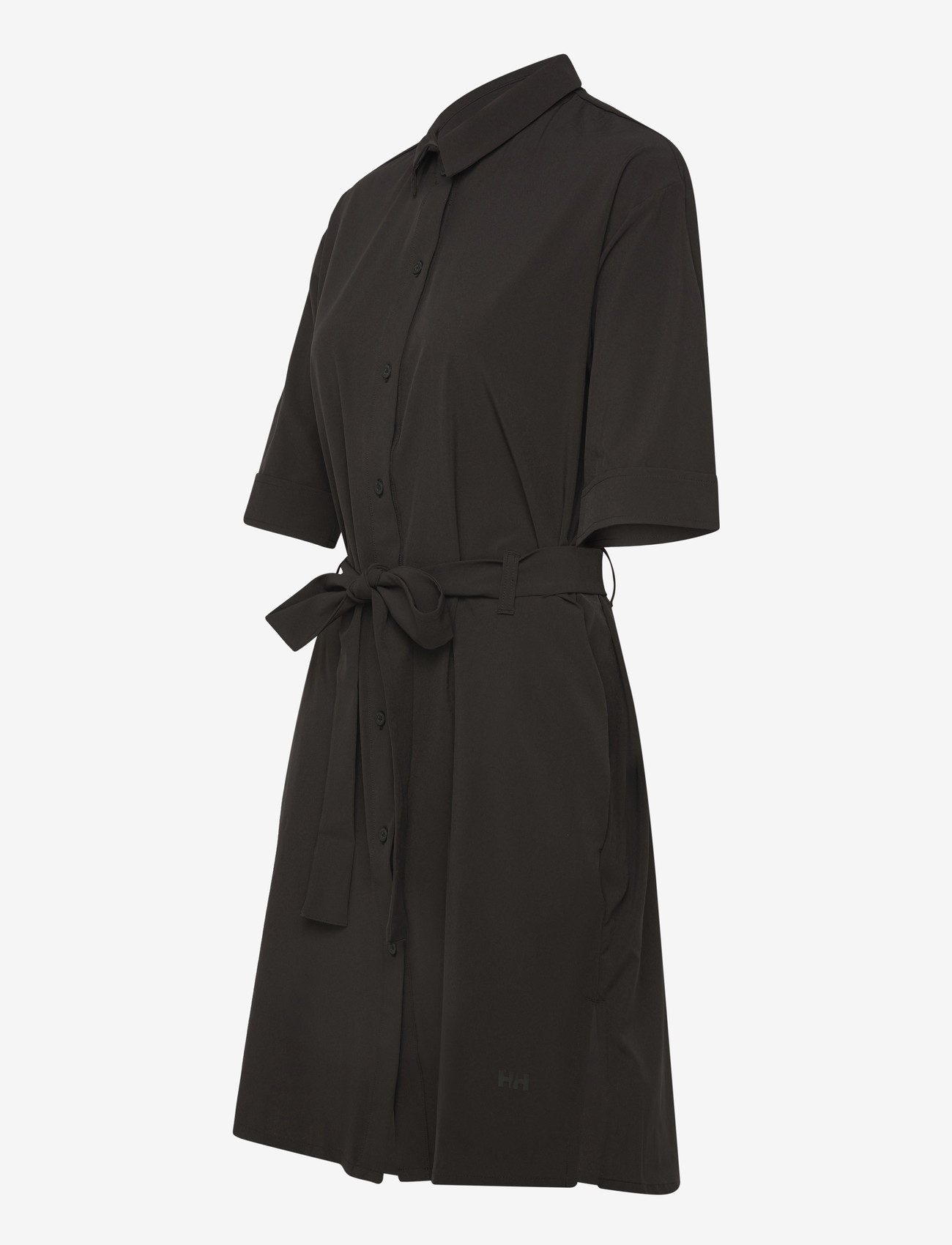Helly Hansen - W THALIA SHIRT DRESS - kjoler & nederdele - black - 2