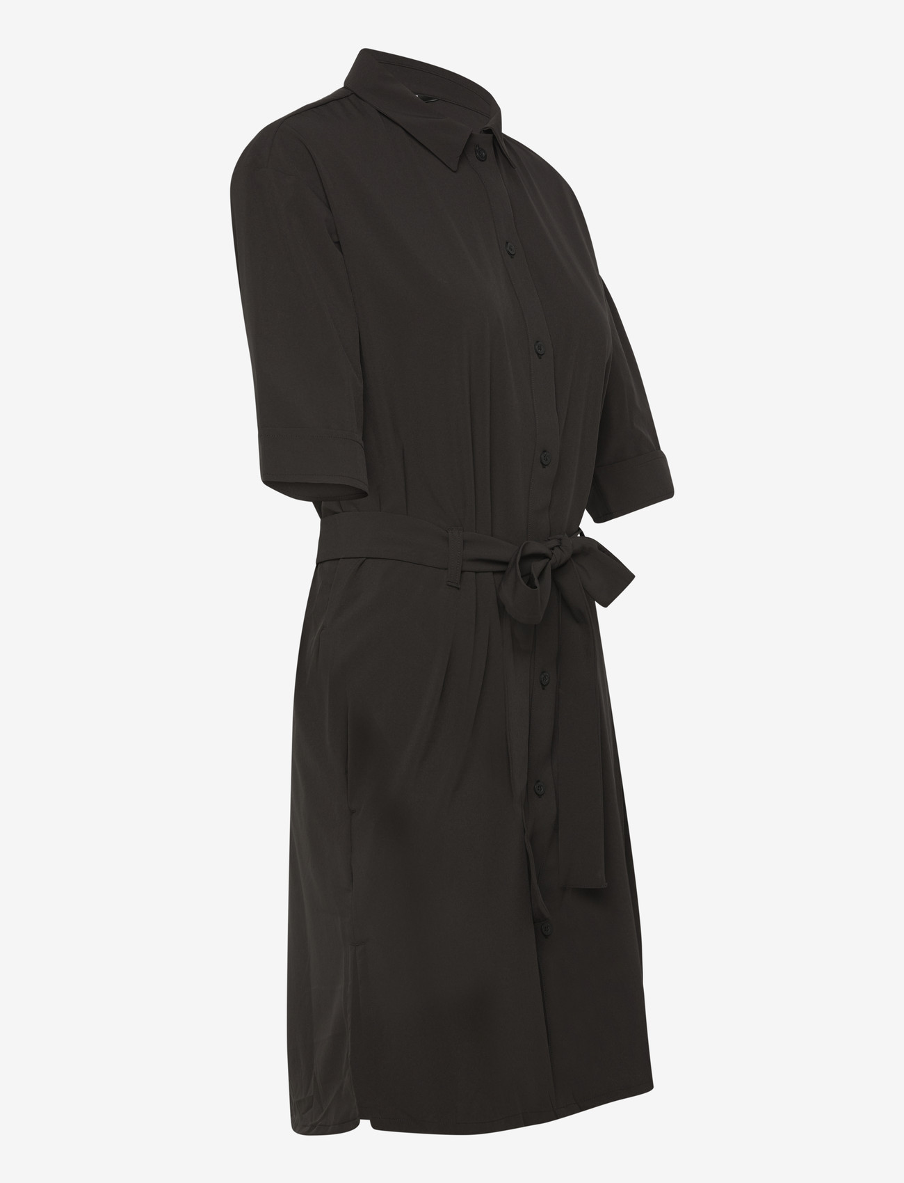 Helly Hansen - W THALIA SHIRT DRESS - kjoler & nederdele - black - 3