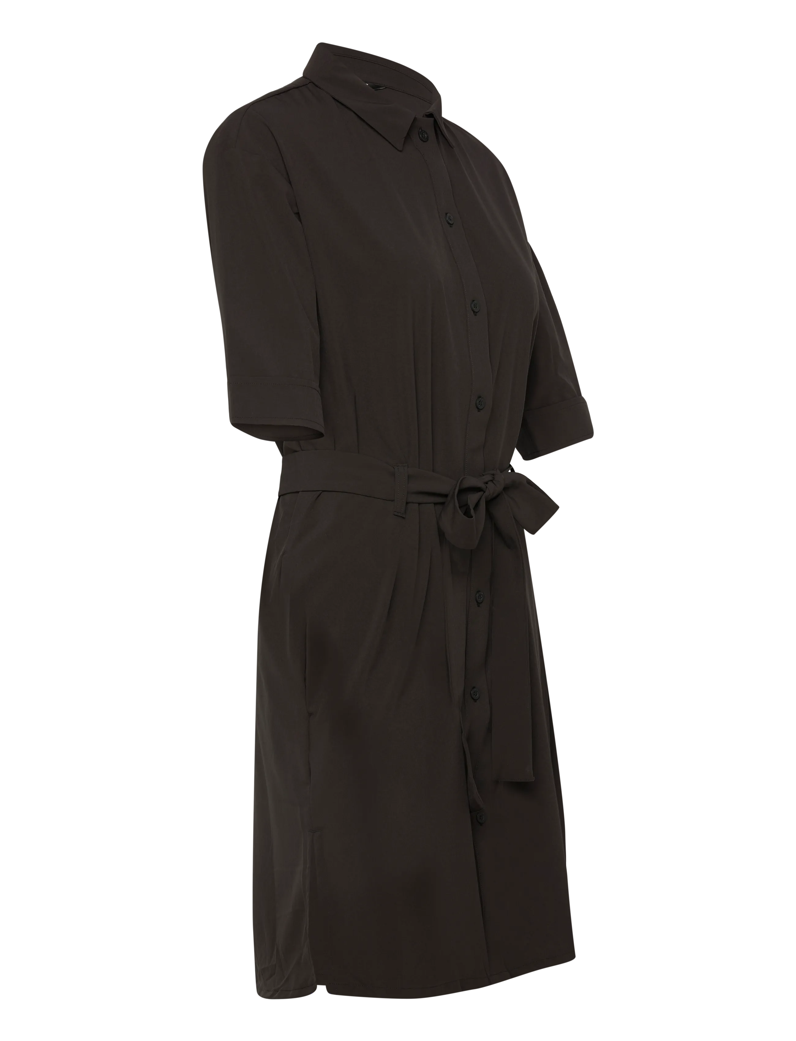 Helly Hansen - W THALIA SHIRT DRESS - kleider & röcke - black - 3