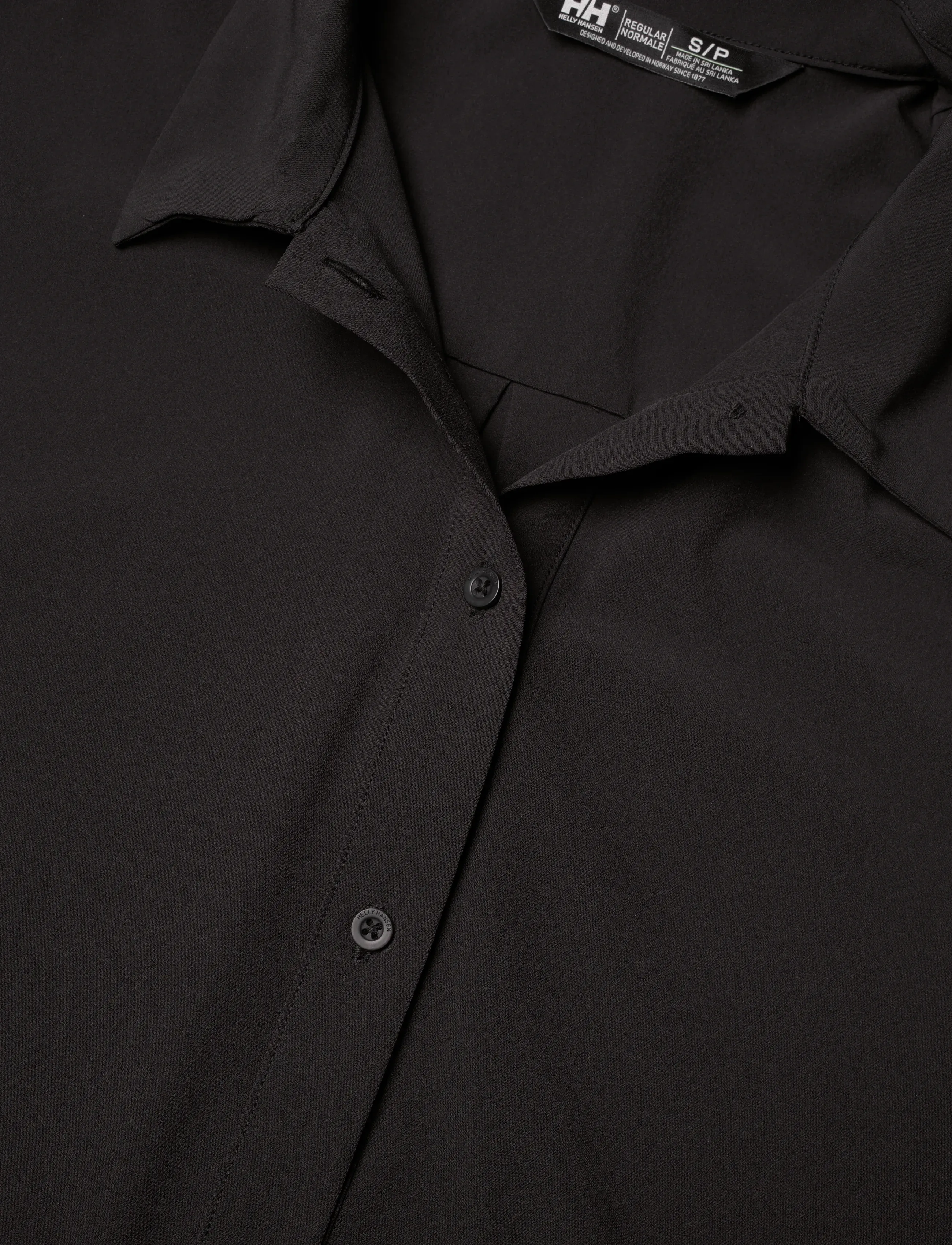 Helly Hansen - W THALIA SHIRT DRESS - kleider & röcke - black - 4