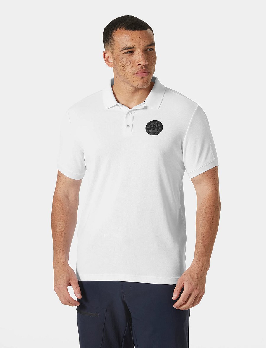 Helly Hansen - HP RACE POLO 2.0 - oberteile & t-shirts - white - 0