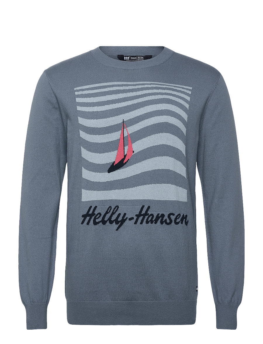 Helly Hansen - QUAYSIDE KNIT - dressipluusid - washed navy - 0