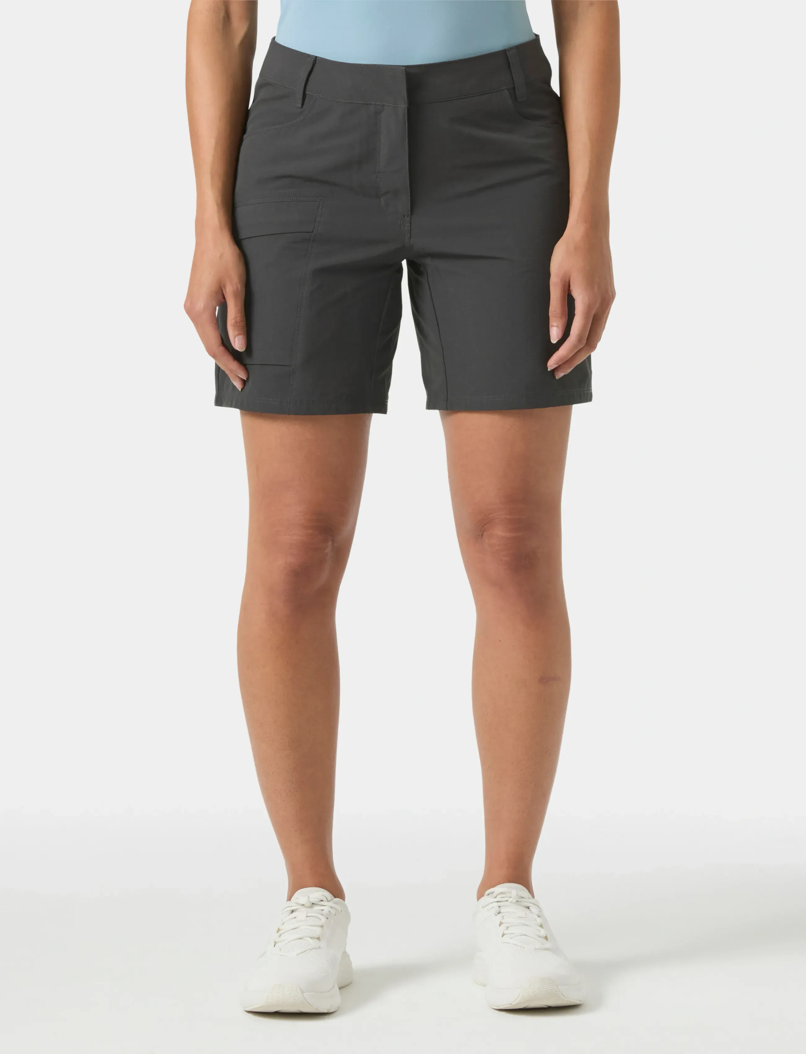Helly Hansen W Qd Cargo Shorts, Kvinder, Cargo Shorts, Grå, Str: 31