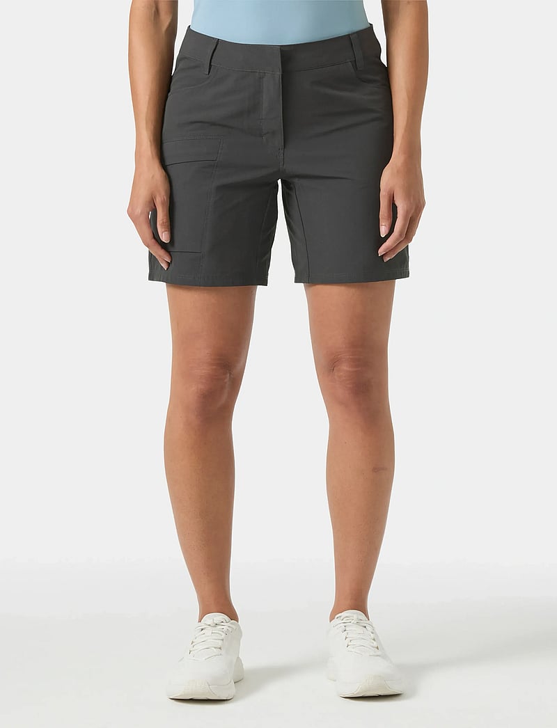 Helly Hansen - W QD CARGO SHORTS - lauko šortai - ebony - 0