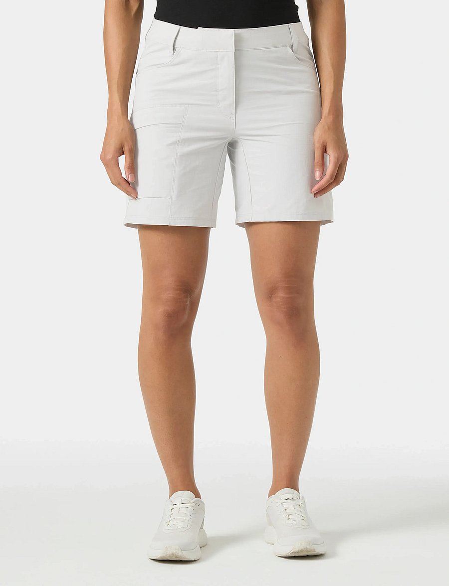 Helly Hansen - W QD CARGO SHORTS - lauko šortai - grey fog - 0
