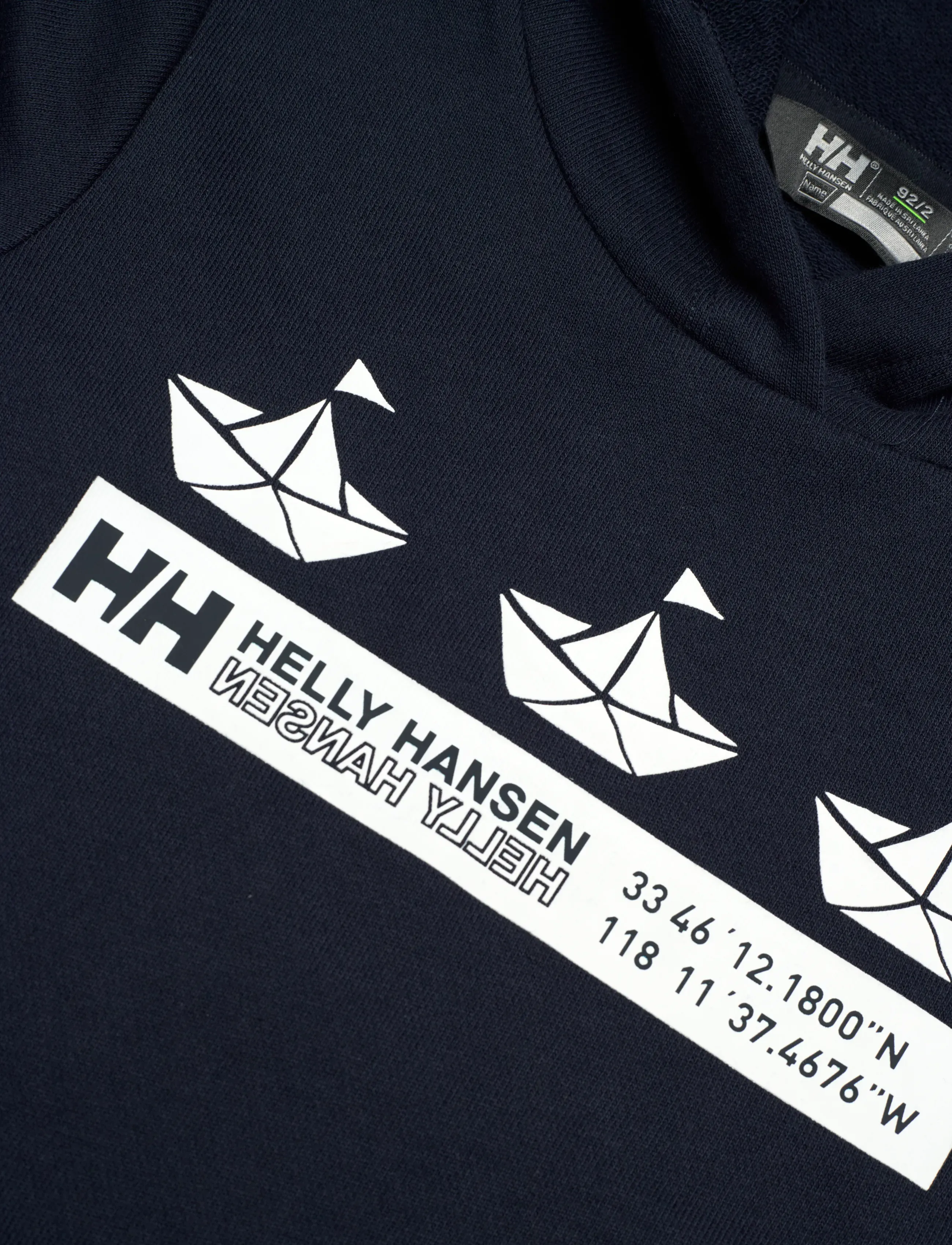 Helly Hansen - K HH GRAPHIC HOODIE - hoodies - navy - 2