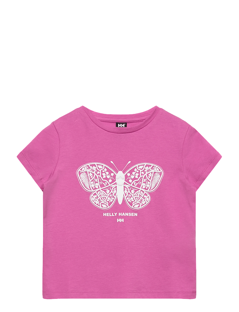 Helly Hansen - K HH GRAPHIC T-SHIRT - sportoberteile - meta pink - 0
