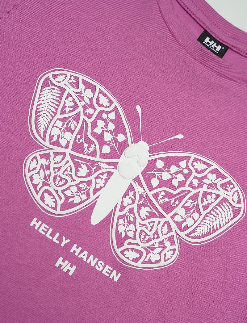 Helly Hansen - K HH GRAPHIC T-SHIRT - sportoberteile - meta pink - 2