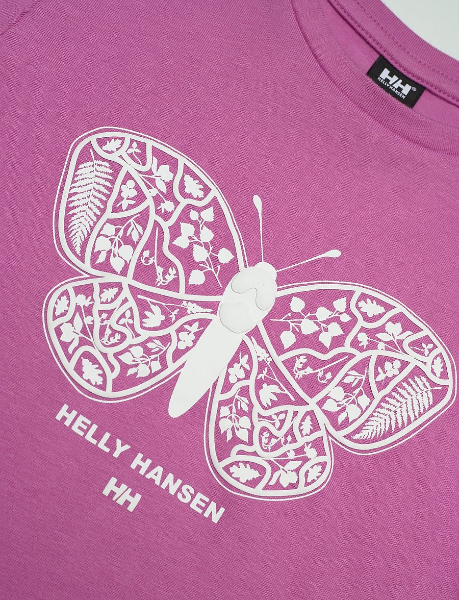 Helly Hansen - K HH GRAPHIC T-SHIRT - sportoberteile - meta pink - 2