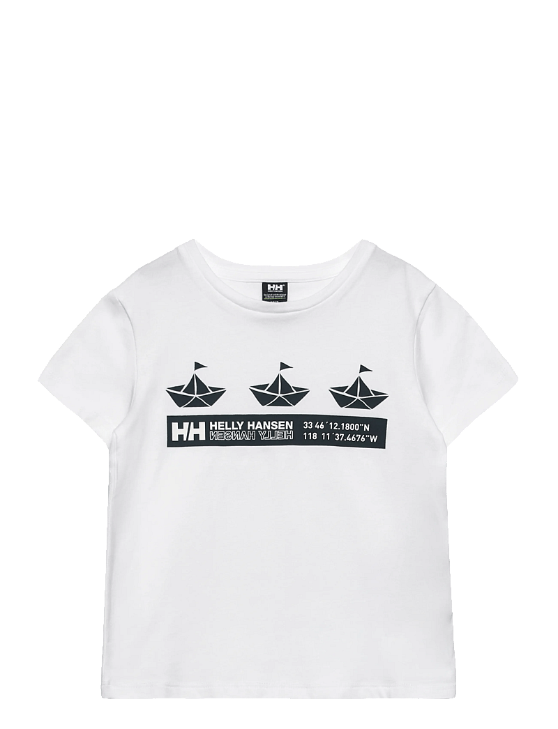 Helly Hansen - K HH GRAPHIC T-SHIRT - sportoberteile - white - 0