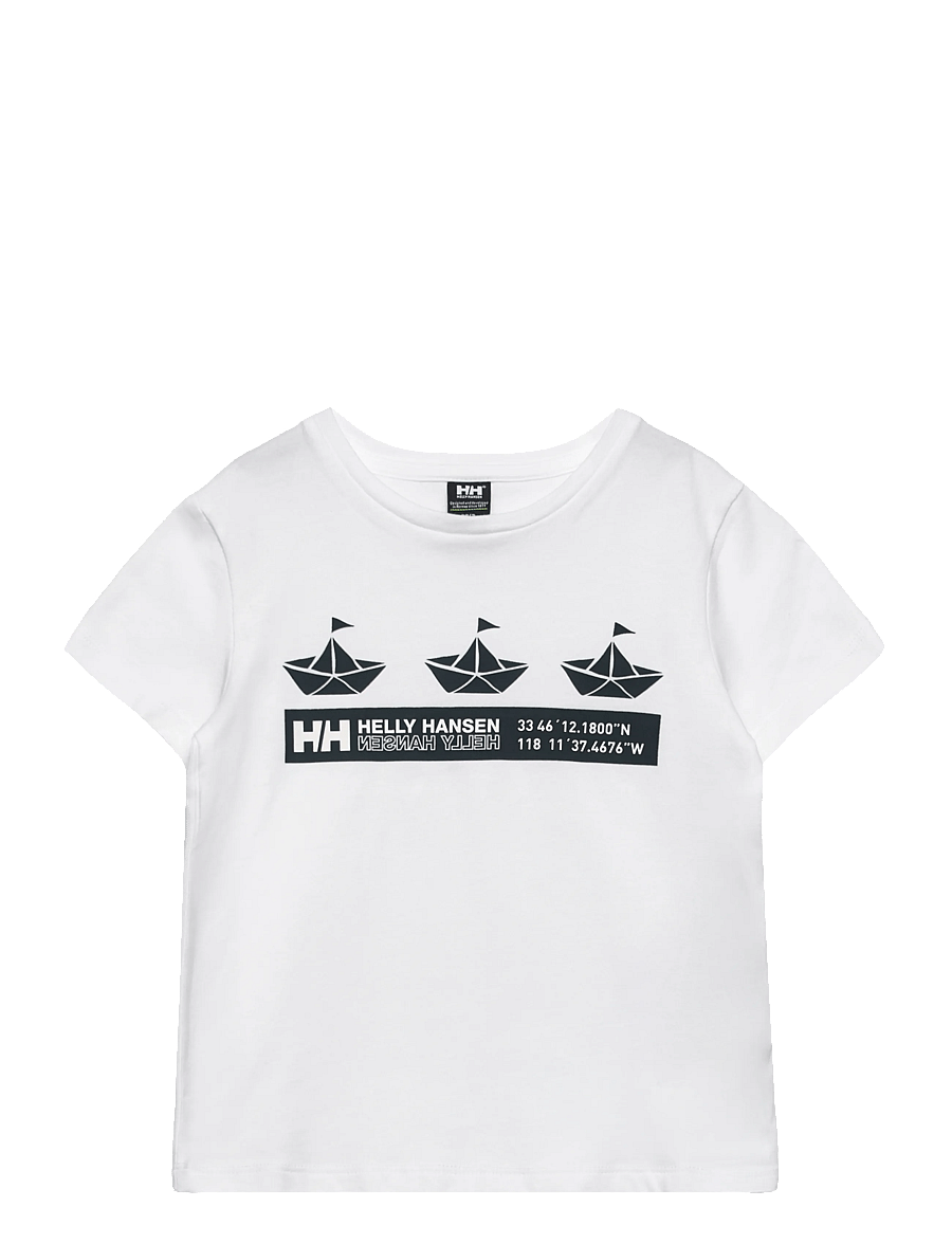 Helly Hansen - K HH GRAPHIC T-SHIRT - Íþróttatoppar - white - 0