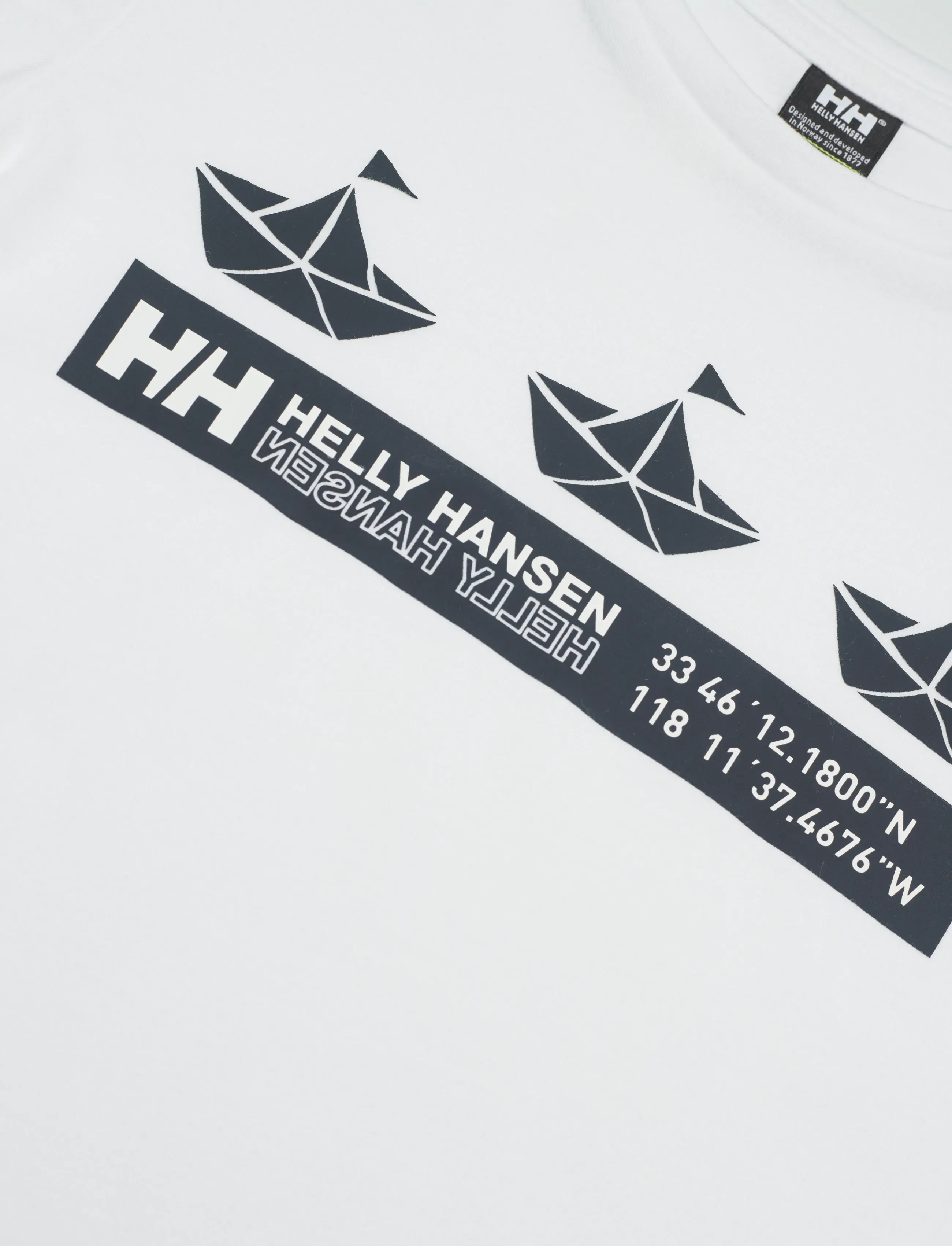 Helly Hansen - K HH GRAPHIC T-SHIRT - urheilutopit - white - 2