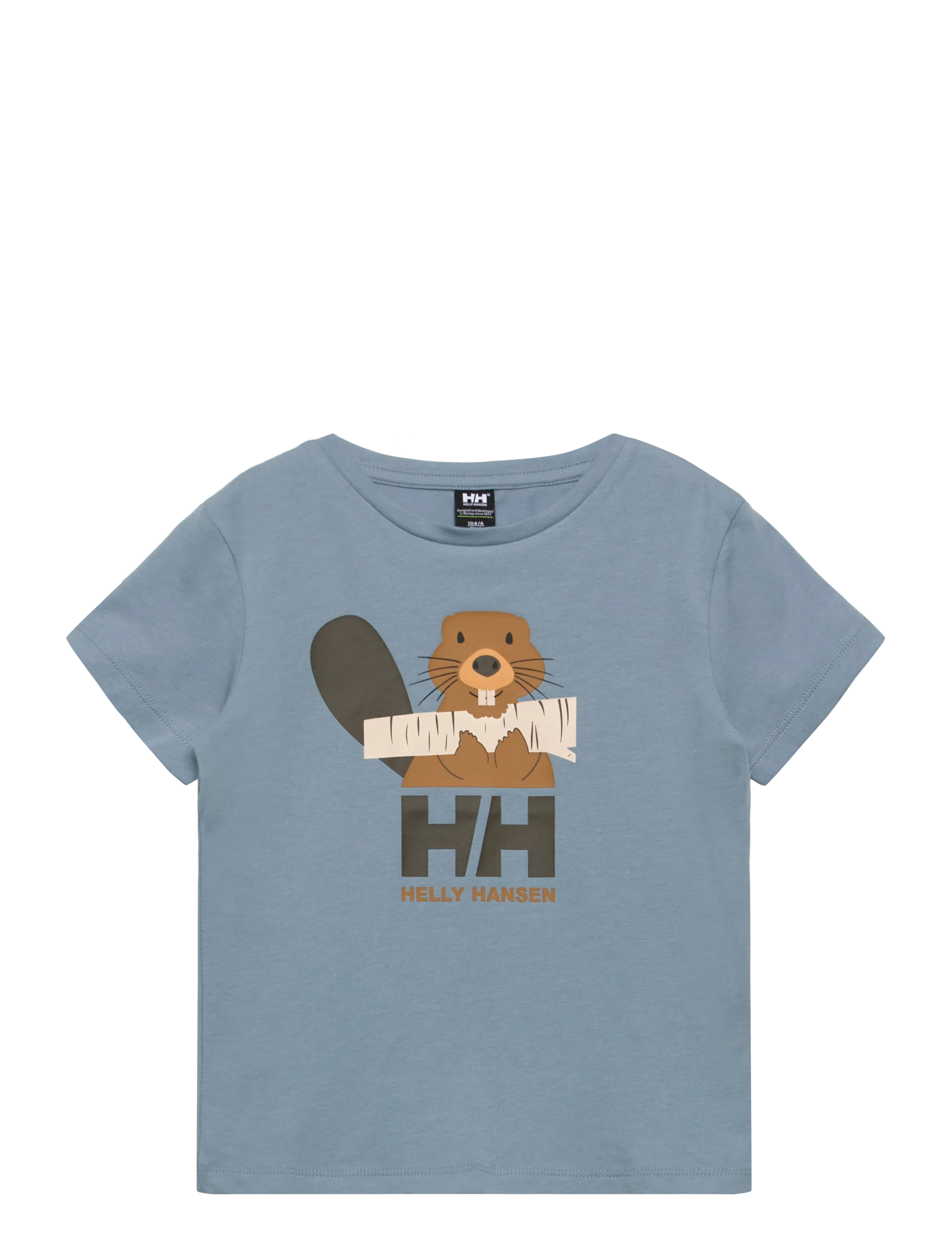Helly Hansen K Hh Graphic T-Shirt, 122, Blue, T-Shirts > Sportstoppe, Børn