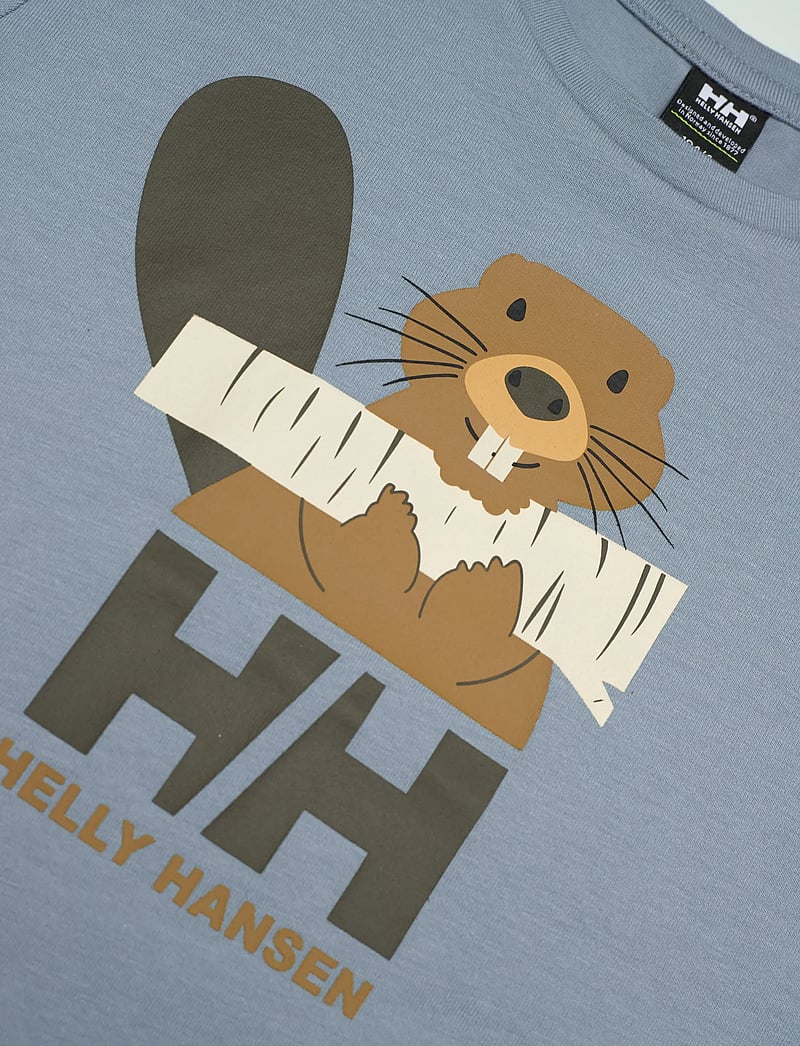 Helly Hansen - K HH GRAPHIC T-SHIRT - sportoberteile - windy blue - 2