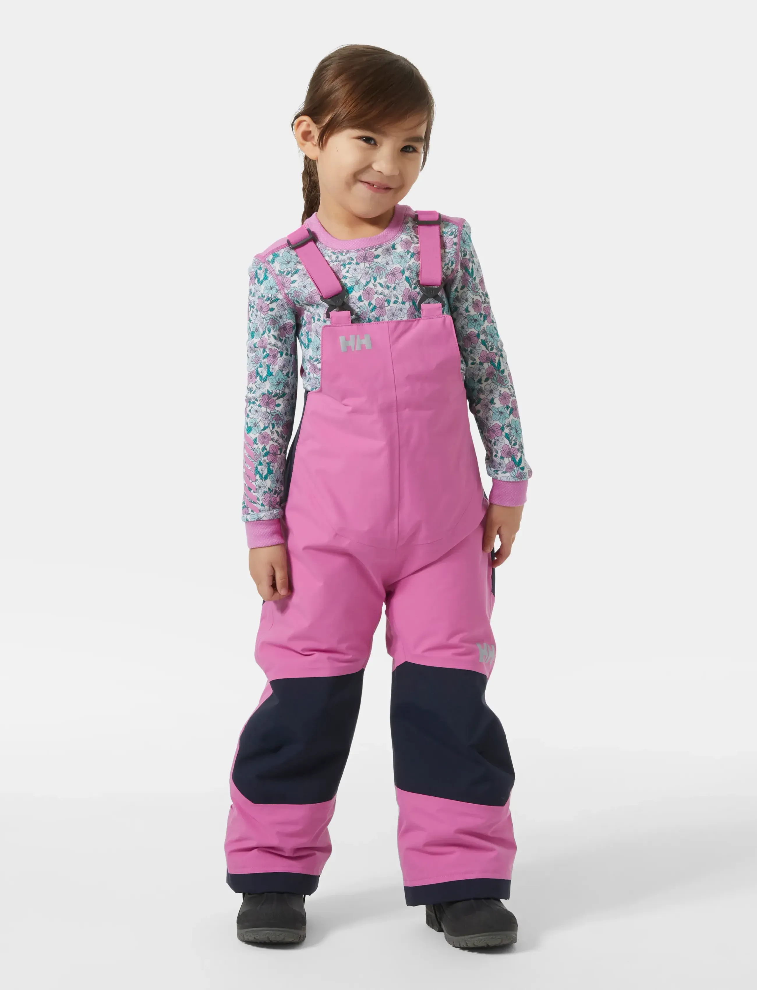 Helly Hansen K Rider 2 Ins Bib, 86, Pink, Sneskibeklædning > Sneskibukser, Børn
