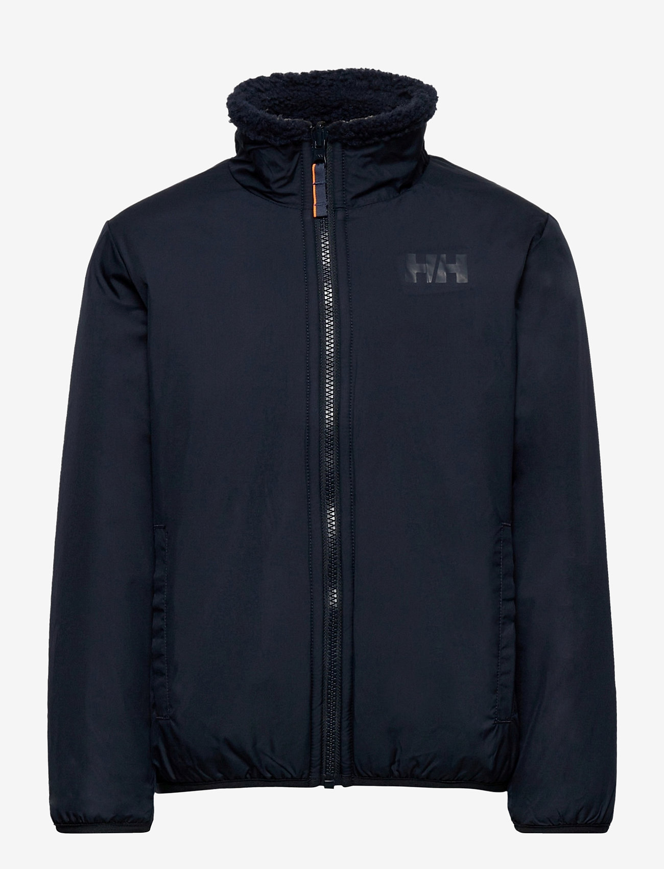 K REVERSIBLE PILE JACKET - NAVY