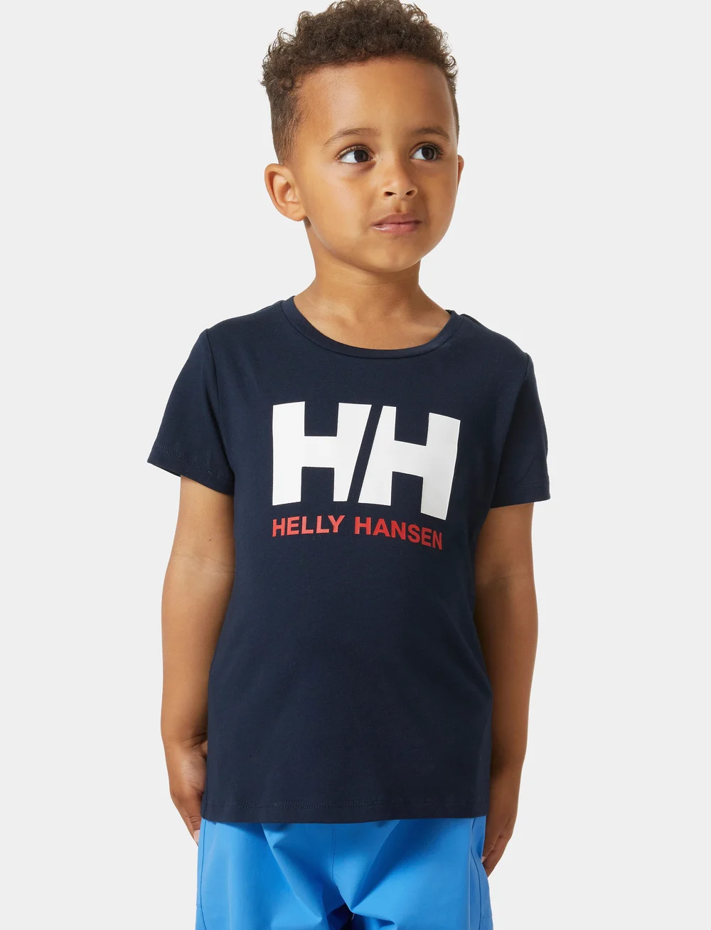 Helly Hansen - K HH LOGO T-SHIRT - kortærmede t-shirts - navy - 3