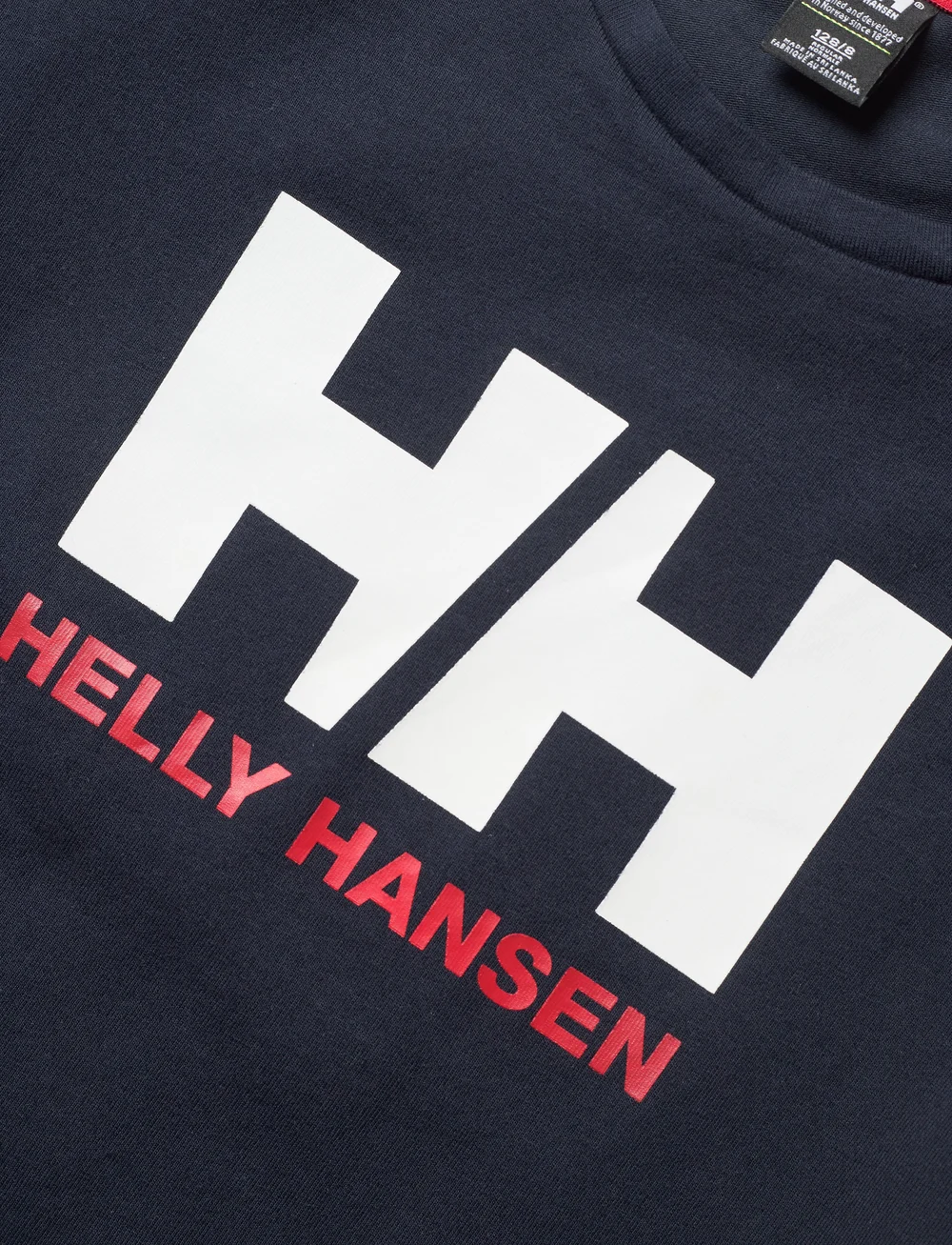 Helly Hansen - K HH LOGO T-SHIRT - kortærmede t-shirts - navy - 5