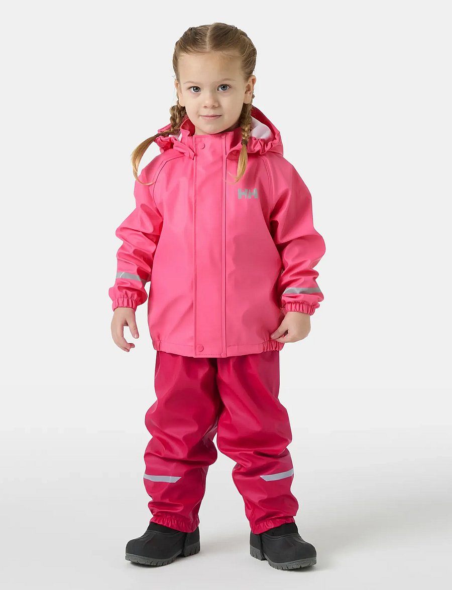 Helly Hansen - K BERGEN 2.0 PU RAINSET - Üleriided - cranberry - 0