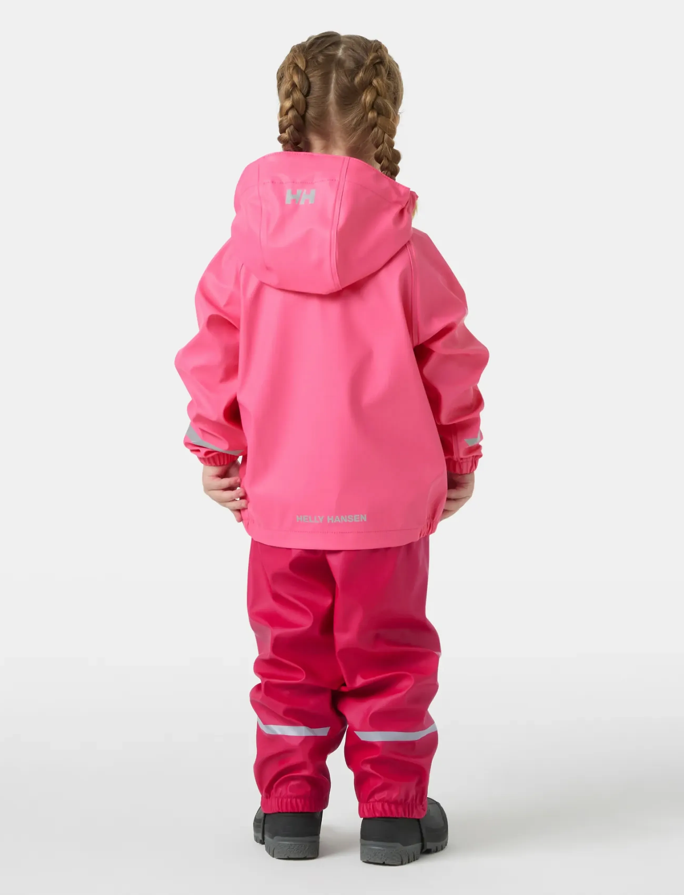 Helly Hansen - K BERGEN 2.0 PU RAINSET - autumn savings - cranberry - 5
