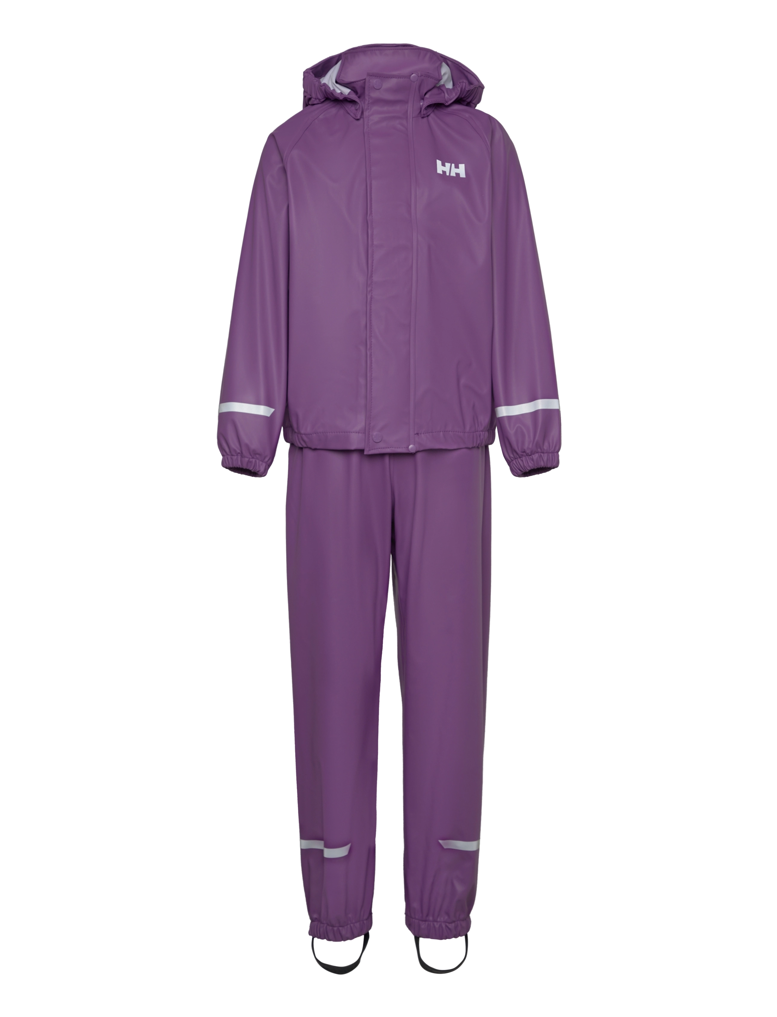 Helly Hansen - K BERGEN 2.0 PU RAINSET - gode sommertilbud - crushed gra - 1