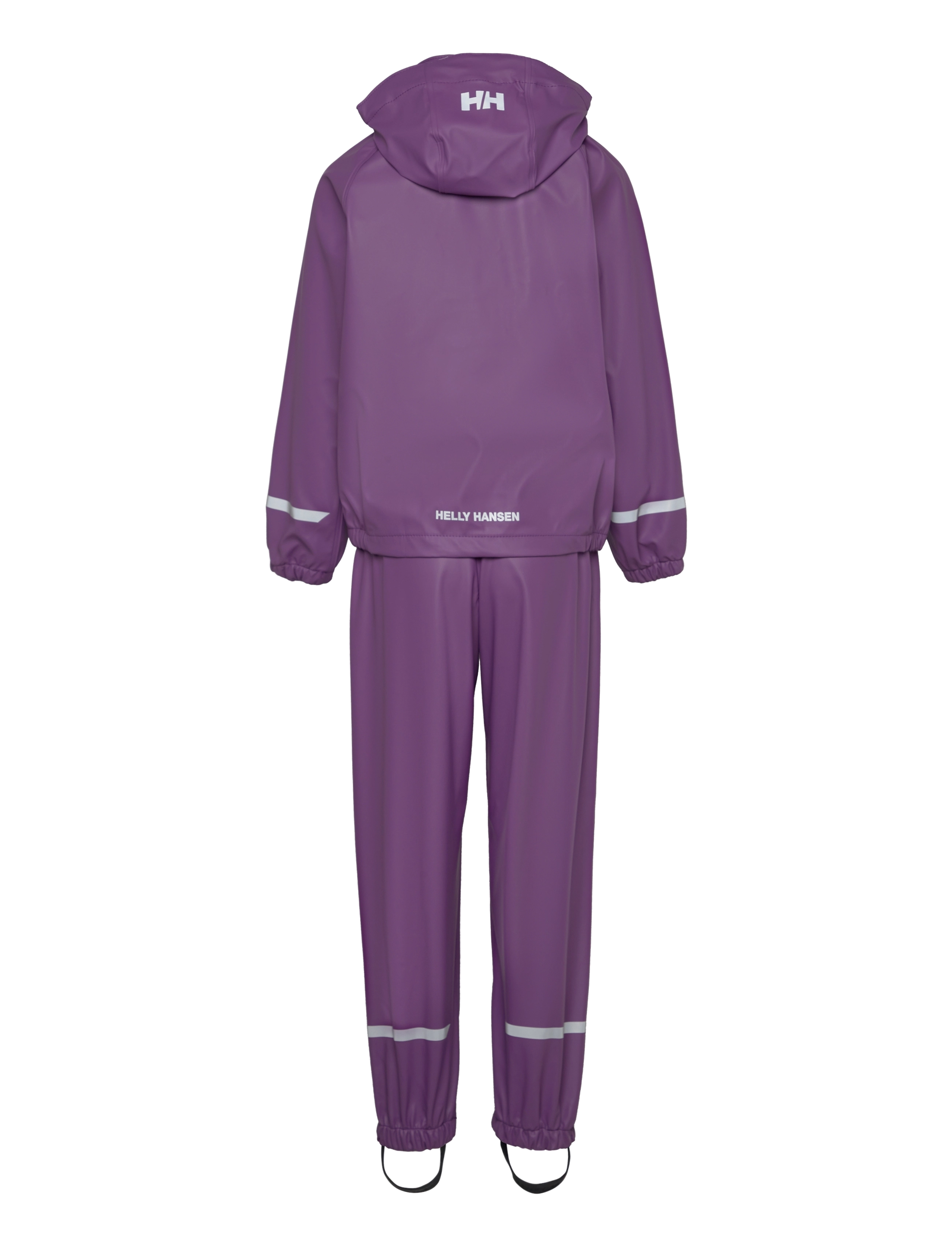 Helly Hansen - K BERGEN 2.0 PU RAINSET - gode sommertilbud - crushed gra - 2