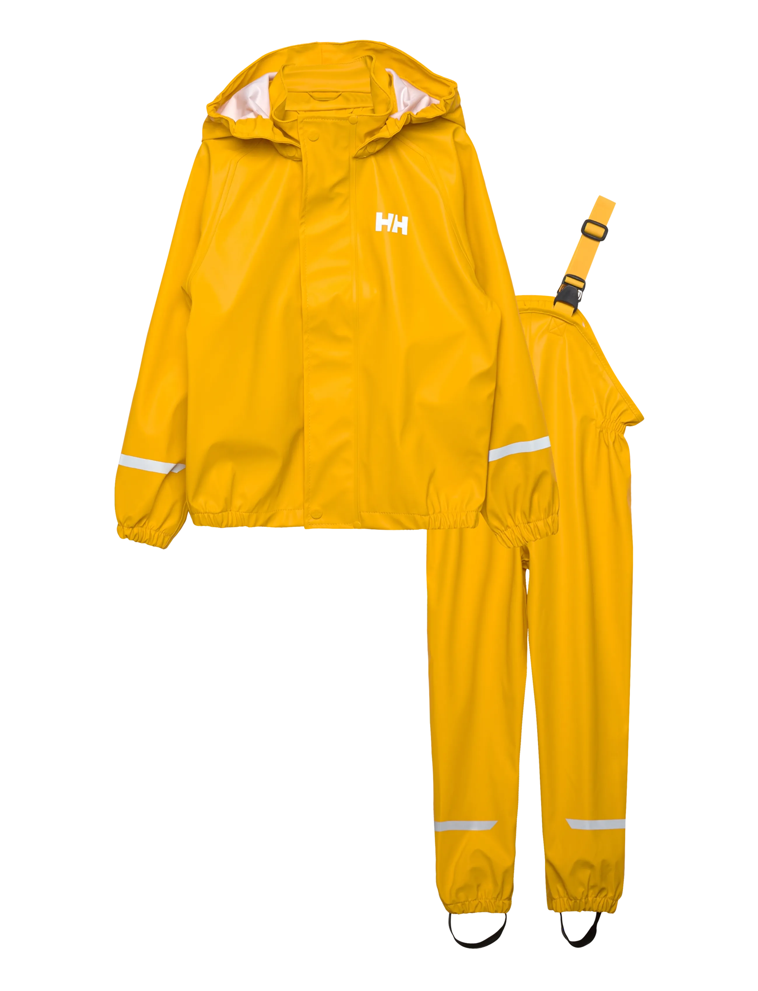 Helly Hansen K Bergen 2.0 Pu Rainset, 41, Yellow, Regntøj > Regntøjssæt, Børn
