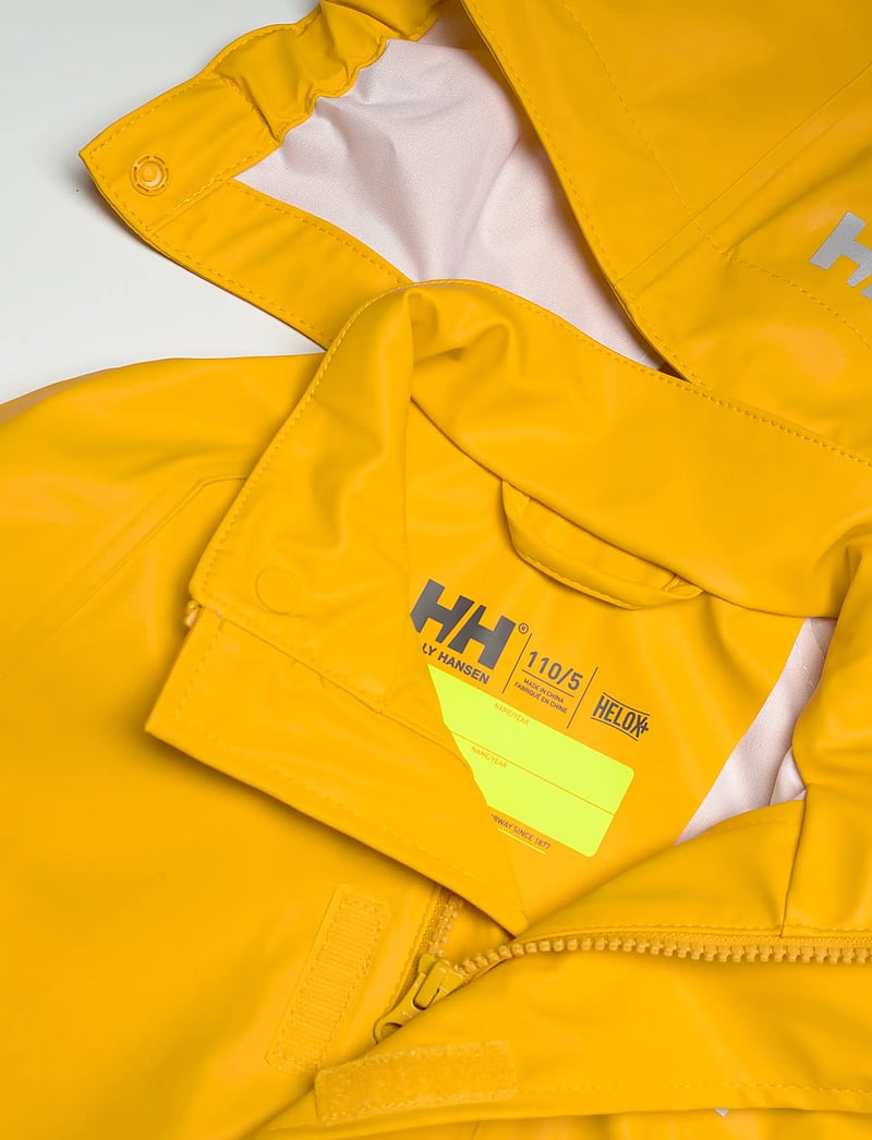 Helly Hansen - K BERGEN 2.0 PU RAINSET - outerwear - essential yellow - 2
