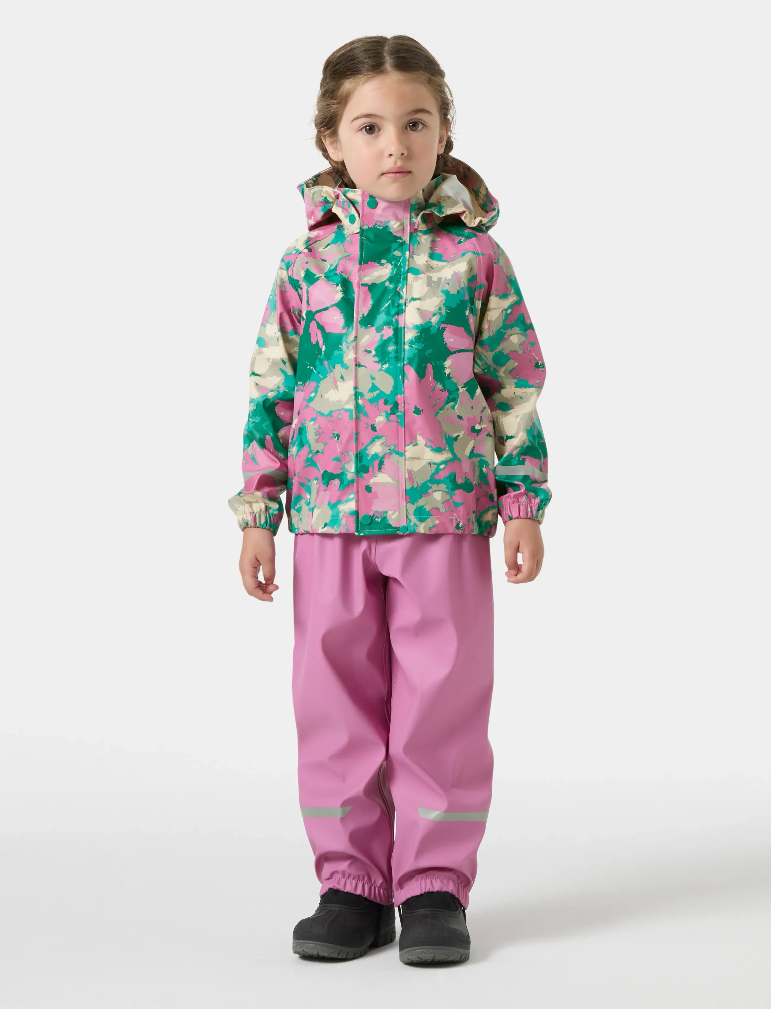 Helly Hansen K Bergen 2.0 Pu Rainset, 98, Multi/patterned, Regntøj > Regntøjssæt, Børn
