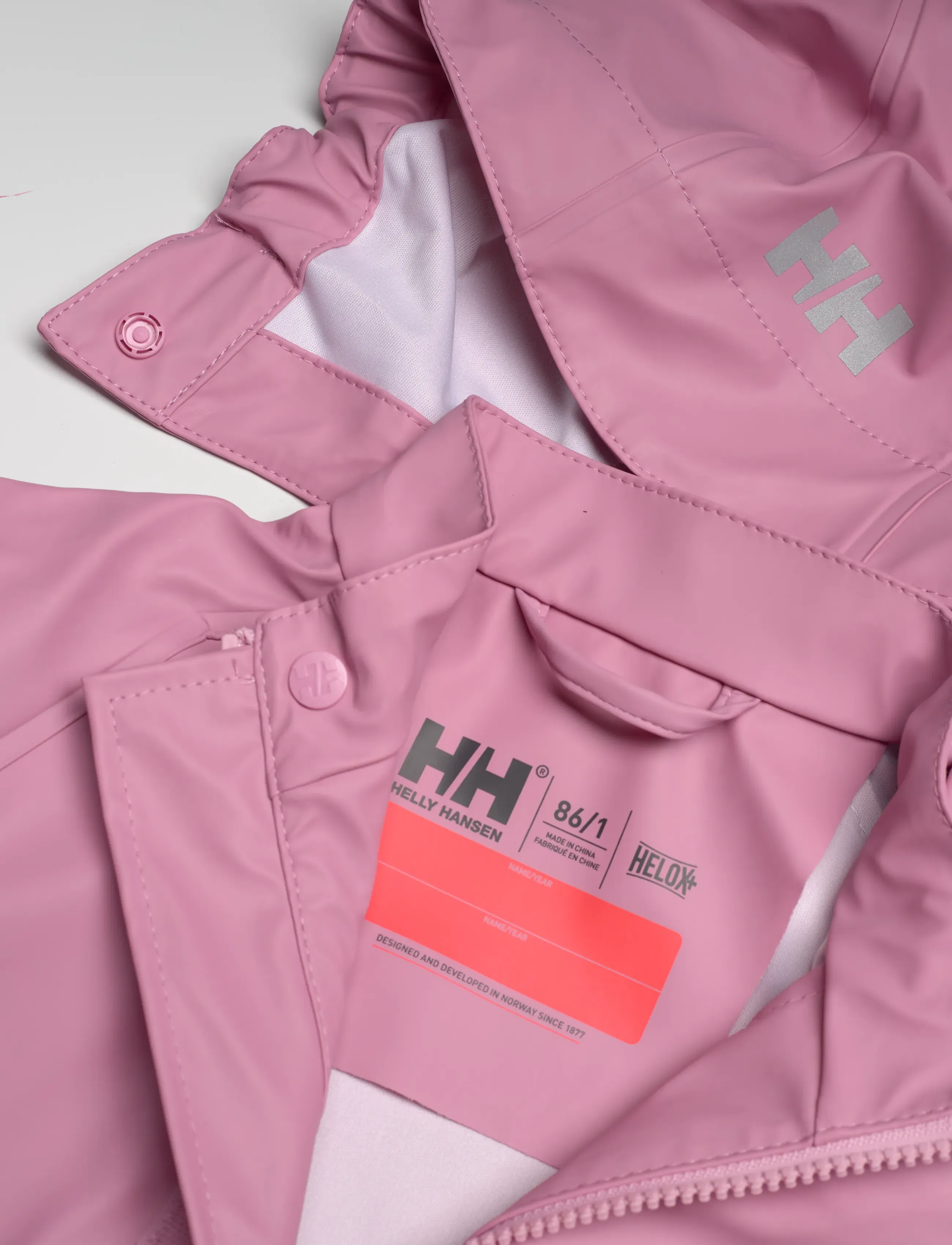 Helly Hansen - K BERGEN 2.0 PU RAINSET - höstfynd - meta pink - 5
