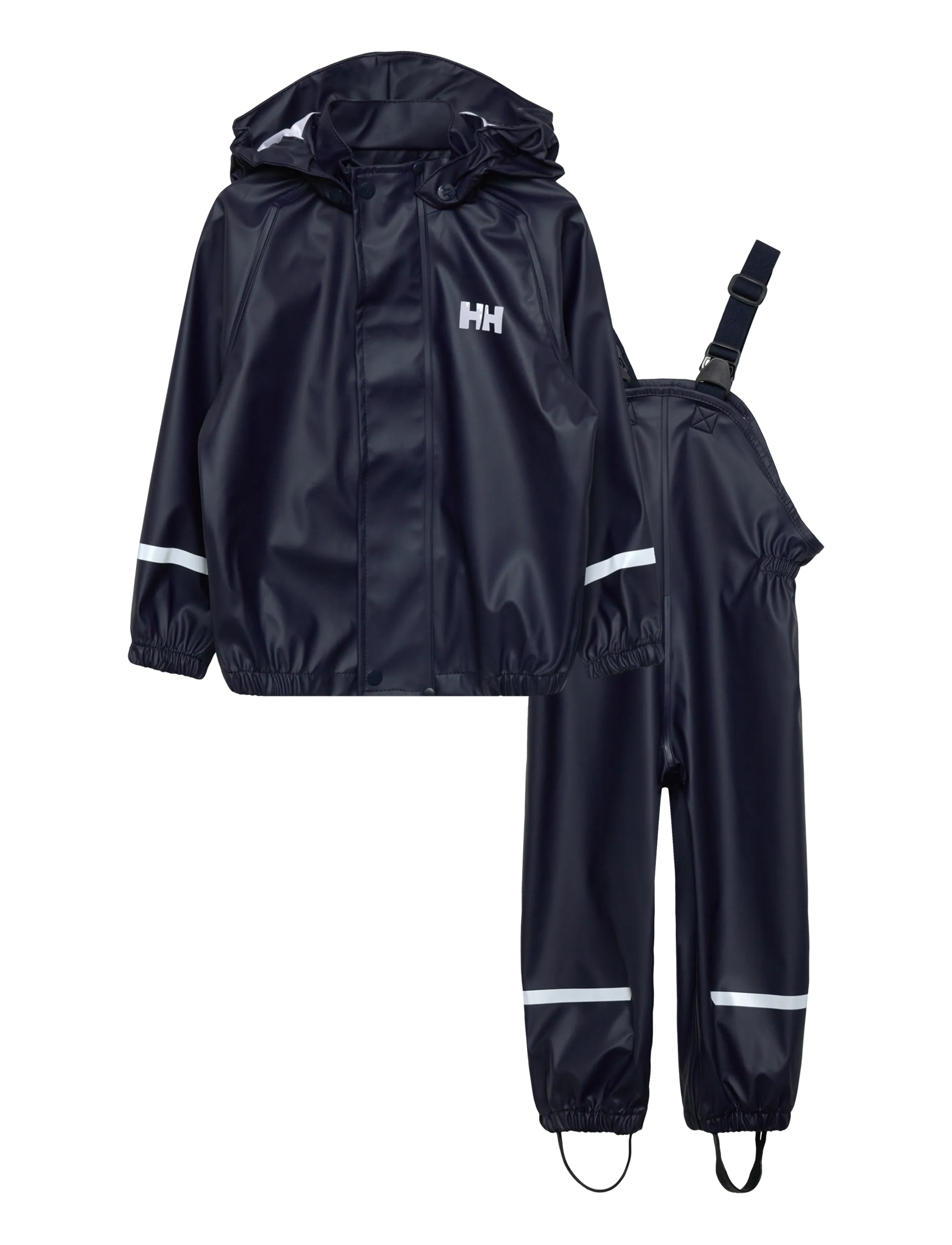 Helly Hansen K Bergen 2.0 Pu Rainset, 104, Navy, Regntøj > Regntøjssæt, Børn