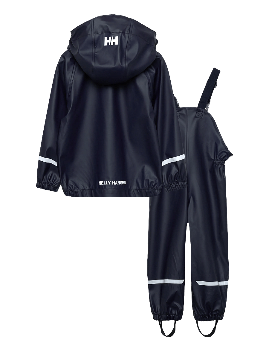 Helly Hansen - K BERGEN 2.0 PU RAINSET - Õueriided - navy - 1