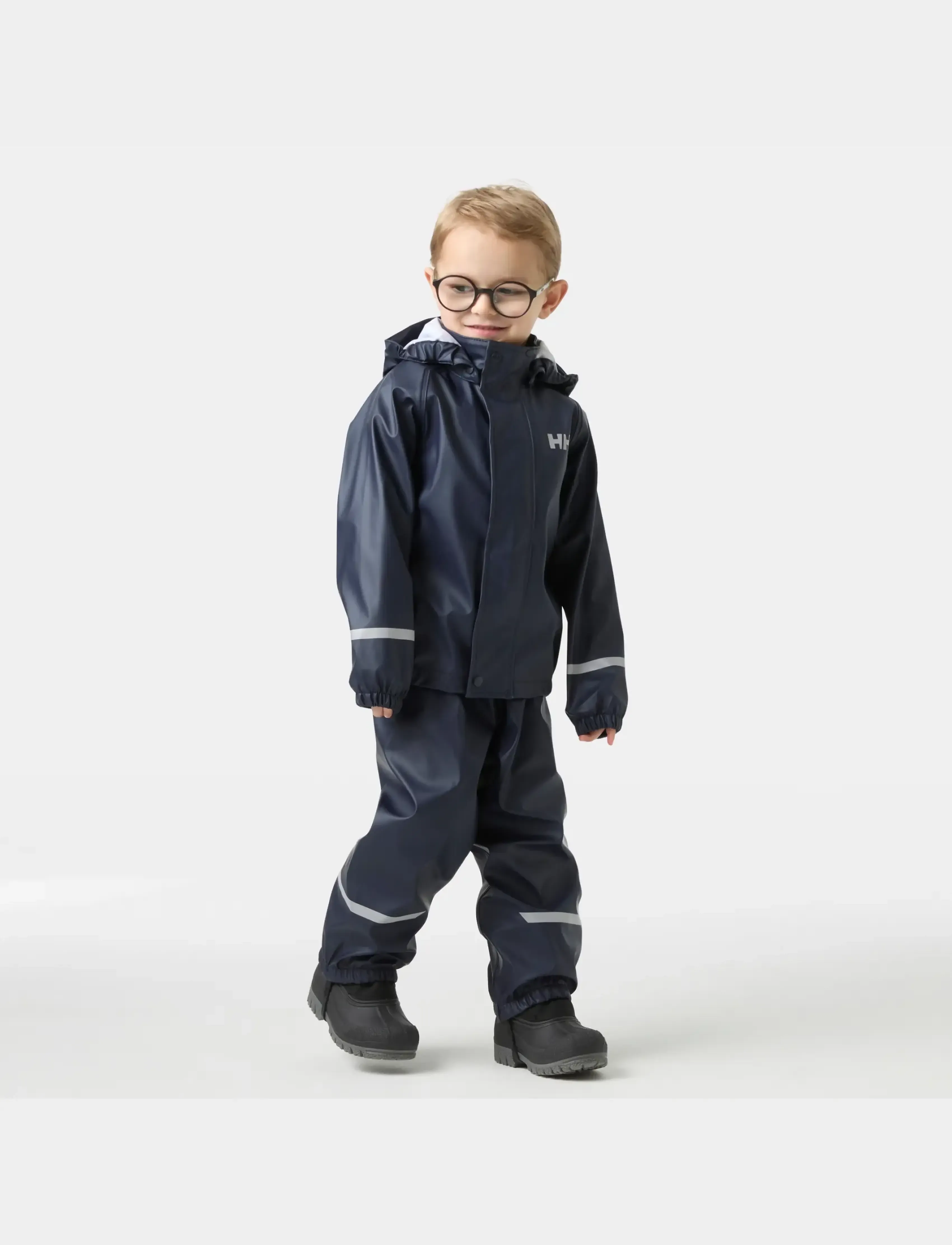 Helly Hansen - K BERGEN 2.0 PU RAINSET - Õueriided - navy - 0