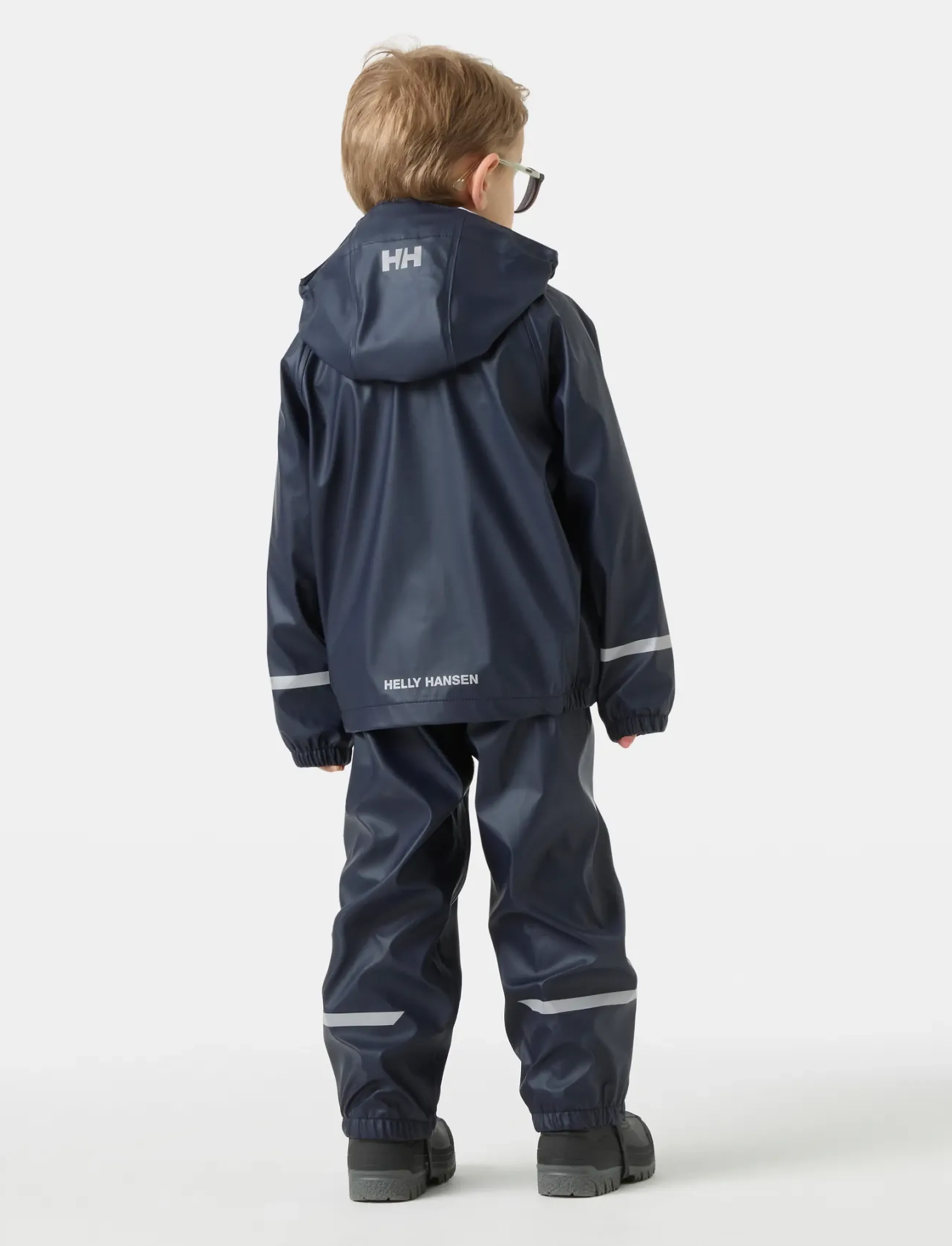 Helly Hansen - K BERGEN 2.0 PU RAINSET - Õueriided - navy - 5