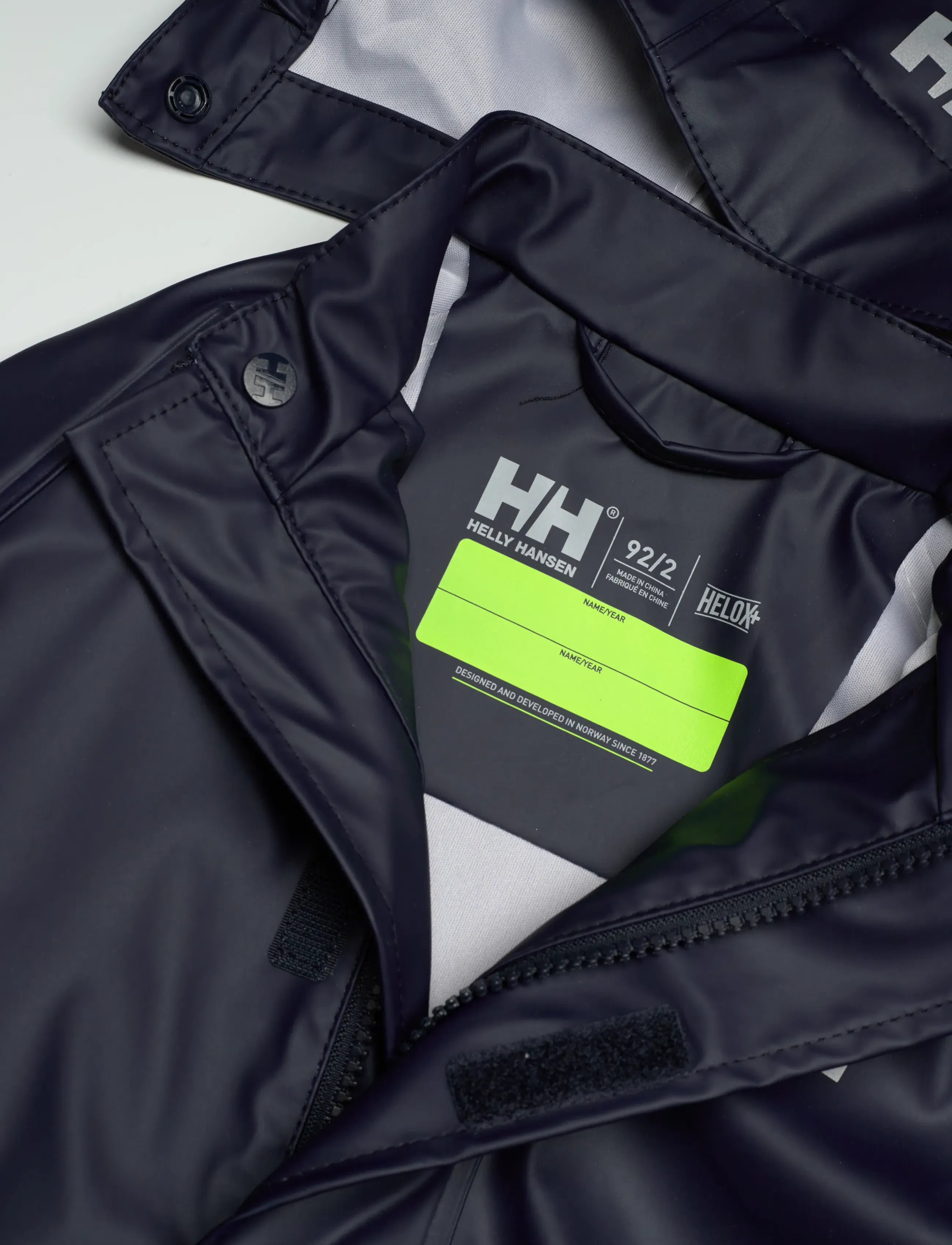 Helly Hansen - K BERGEN 2.0 PU RAINSET - Õueriided - navy - 4