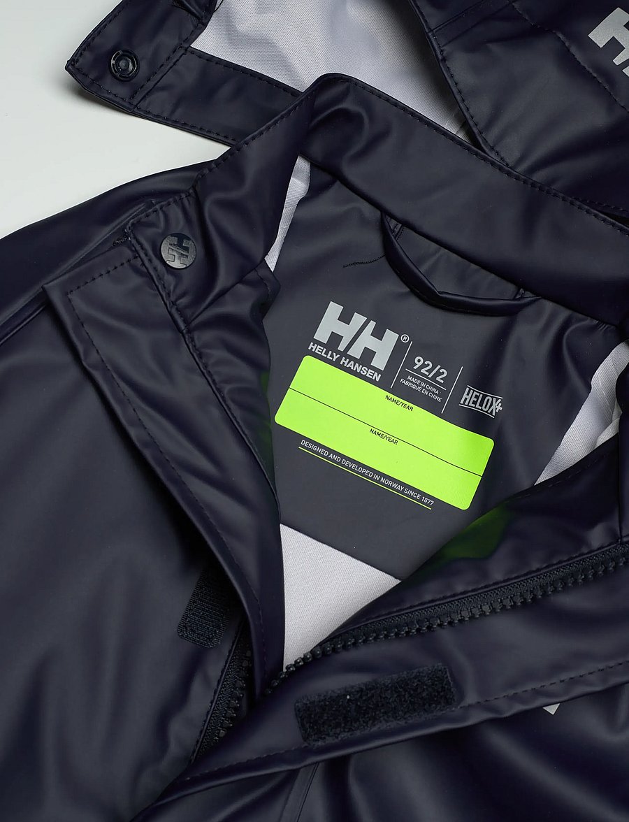 Helly Hansen - K BERGEN 2.0 PU RAINSET - Õueriided - navy - 4