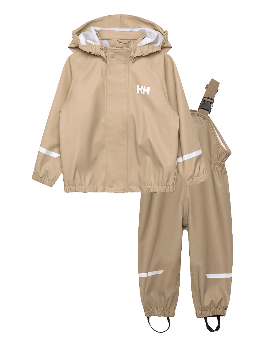 Helly Hansen - K BERGEN 2.0 PU RAINSET - Õueriided - pebble - 1