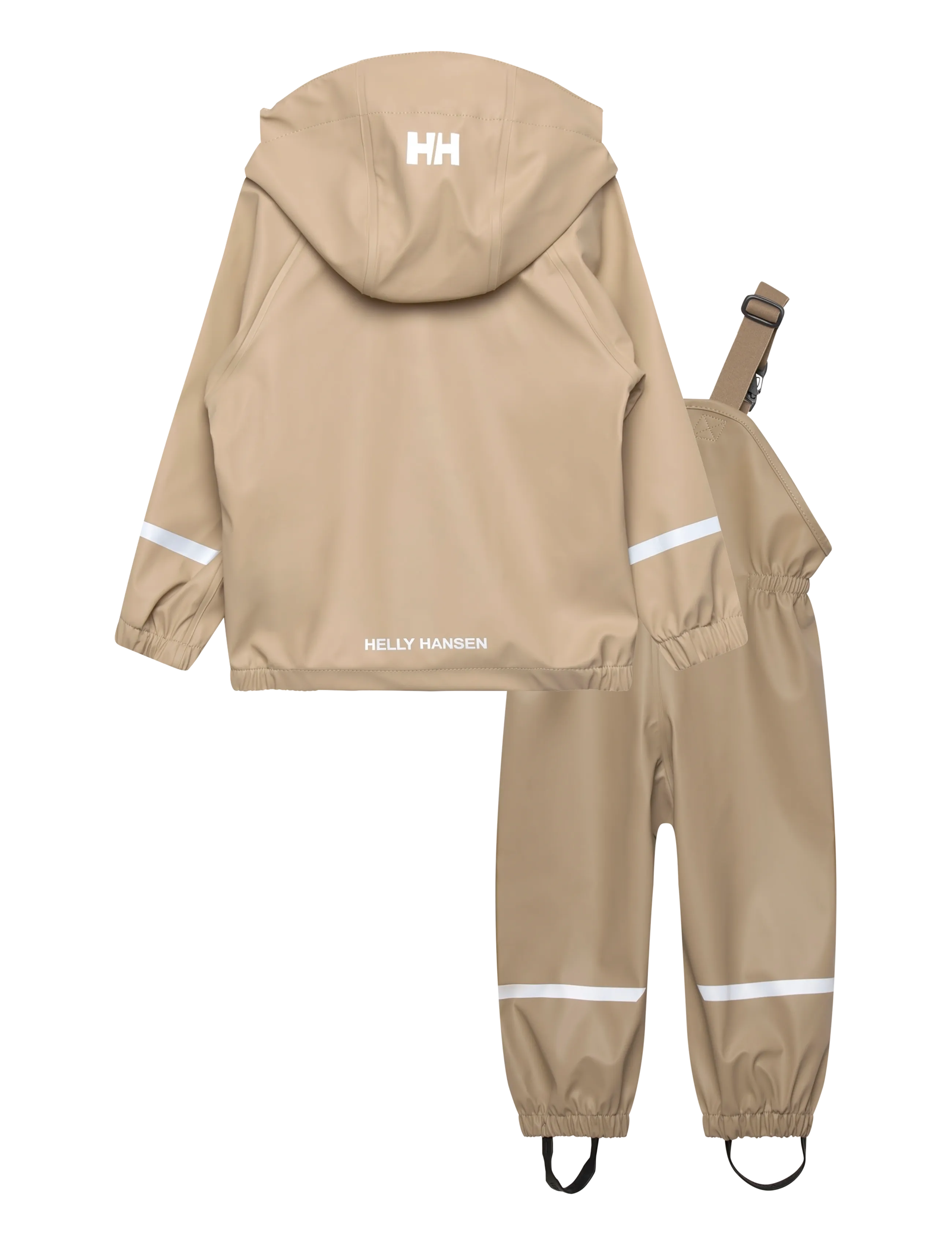 Helly Hansen - K BERGEN 2.0 PU RAINSET - Õueriided - pebble - 2