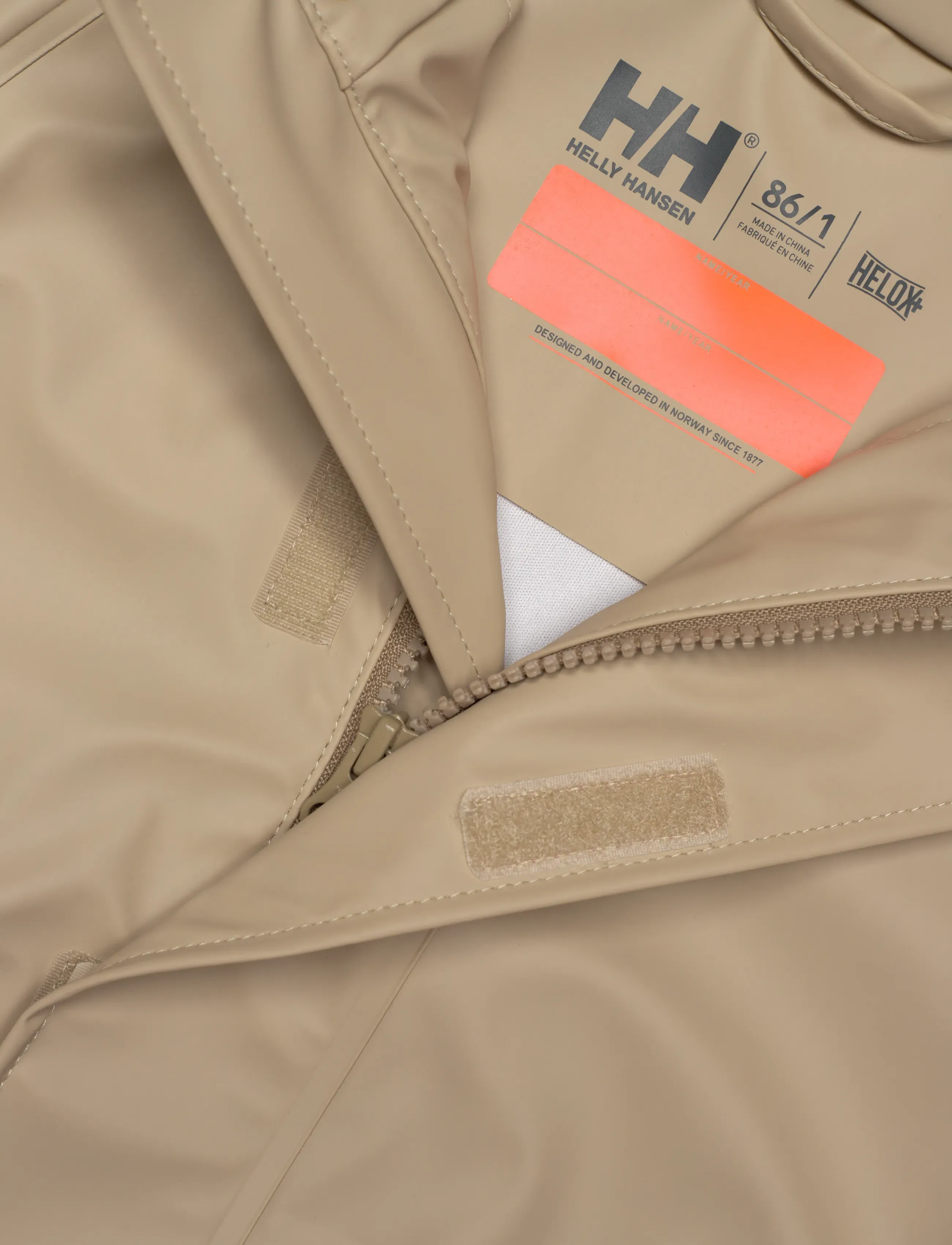 Helly Hansen - K BERGEN 2.0 PU RAINSET - Õueriided - pebble - 5